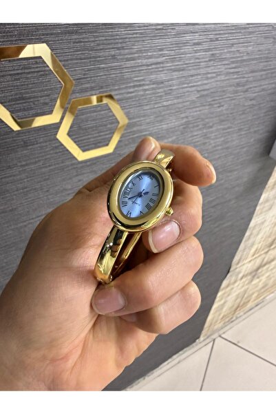 LOOQ Kelepçe Model Şık Roma Rakam Kadın Kol Saat