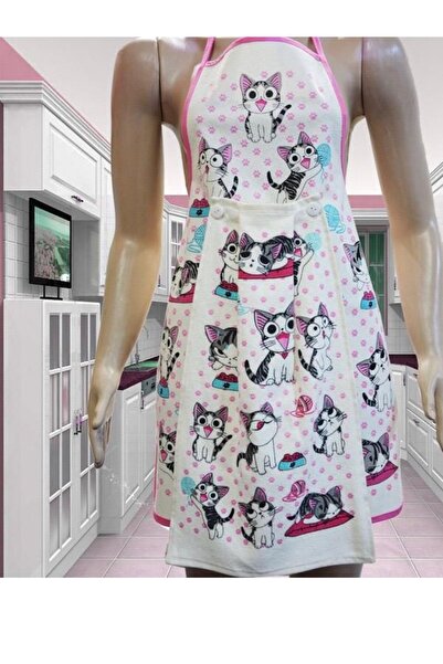 VİLERA HOME Cute Pattern Kitchen Apron