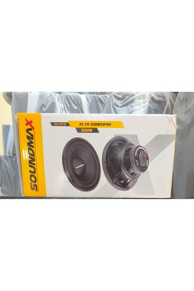 Soundmax SX-RT12-1500W MAX-400W RMS KALİTELİ-PROFESYONEL-30 CM WOOFER