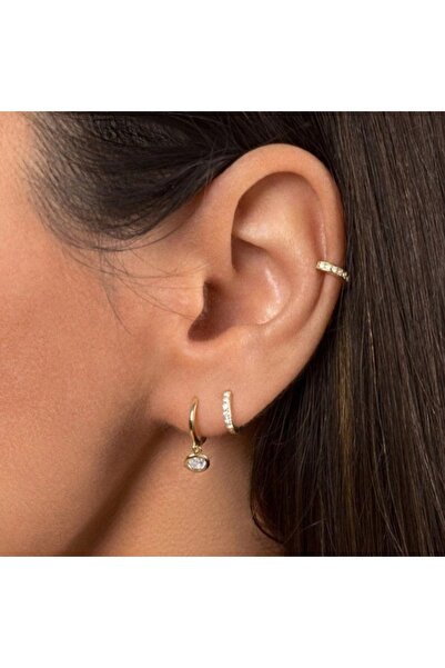 Heppii حلق دائري صغير من حجر الزركون للثقب