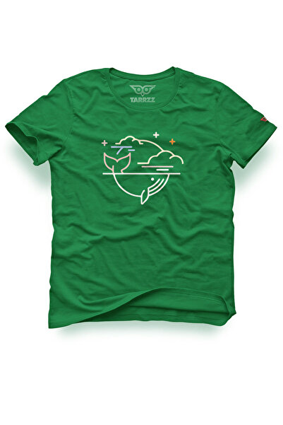 Tarrzzcom Unisex Design Tshirt Night and Whale
