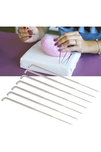 DUCK HOBY 7 Pieces of Replacement Felting Needles, Felting Needle Refill, Needle Wool Felting Tool, Crafts, Handwork, Home Sewing