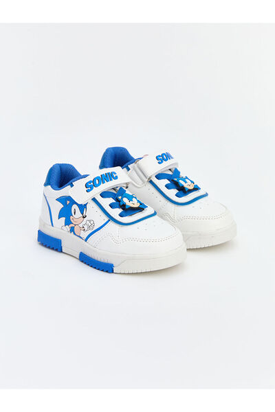 LC Waikiki RMZ GİYİM FARKIYA حذاء رياضي للأولاد الصغار مطبوع عليه صورة سونيك