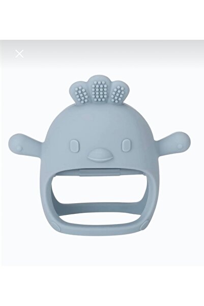 Moory Mavi Silikon Bebek Diş Kaşıyıcı - Diş Kaşıma Eldiveni Yenidoğan Dişlik ...