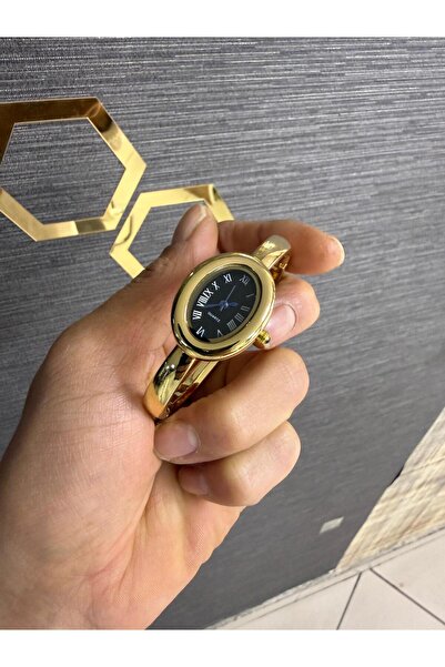 LOOQ Kelepçe Model Şık Roma Rakam Kadın Kol Saat