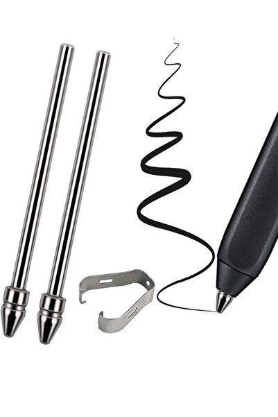 TEKNETSTORE قلم بديل من التيتانيوم خالٍ من التآكل من S-Pen مع أداة إزالة/تركيب (قطعتان) متوافق مع جميع موديلات S-Pen