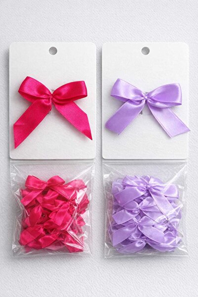 MAKSESUAR Kadın Küçük 10'lu Çok Renkli Tel Tokalı Kurdele Seti