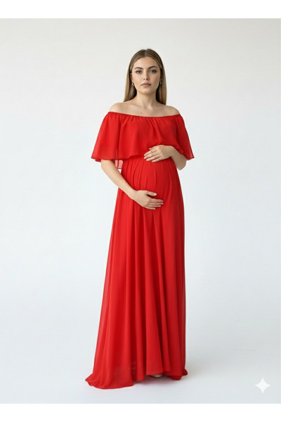 byriletişim Hamile çekim elbisesi