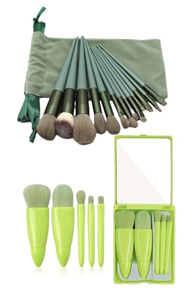 ROWENAROSE 19 Parça Lüx Fırça Seti Çantalı