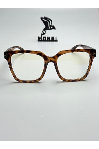 MONAL EYEWEAR Glasses with T-Shaped Protective Screens, Timeless Angular Mode...