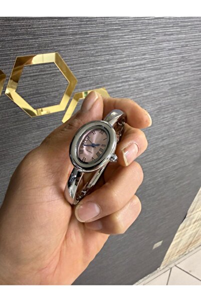 LOOQ Kelepçe Model Şık Roma Rakam Kadın Kol Saat