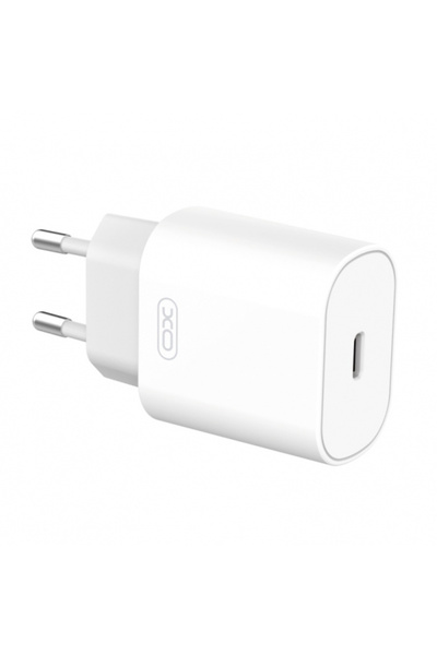 XO Design XO Design Power Adapter, 25W, 3A, 1 x USB-C, White