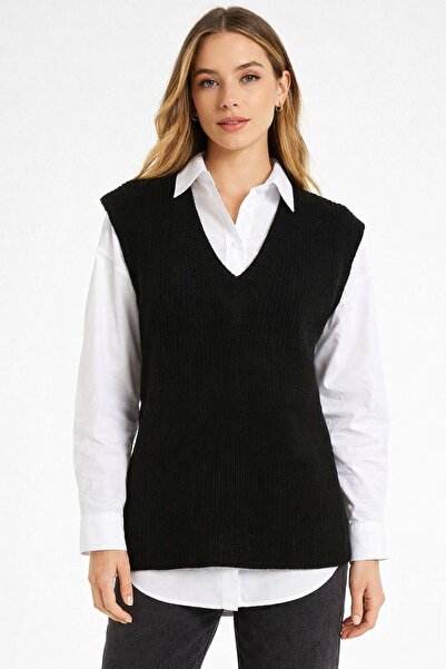 DM DİLAN MODA Women's Knitwear Standard Size Sweater