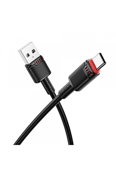 Borofone Cablu Date si Incarcare USB-A - USB-C BX110 Beneficio, 18W, 1m, Negru