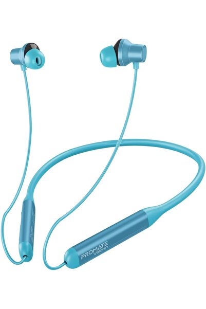 Promate Wireless Neckband Earphones, HD Active Noise Cancelling Bluetooth Earphones