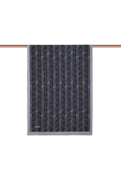 ipekevi Şal Tensoft cu model - Model Monogram - Gri Mov