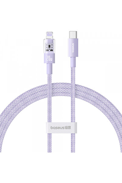 Baseus USB-C - Lightning Gem Data and Charging Cable, 20W, 1m, Purple P10373001511-00