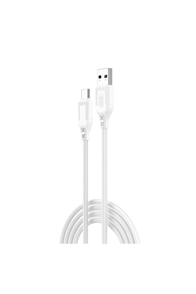 XO Design Καλώδιο Δεδομένων και Φόρτισης USB-A σε USB-C NB235, 18W, 1μ, Λευκό