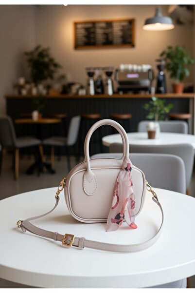 Designist Vizon Fularlı Mini Çanta