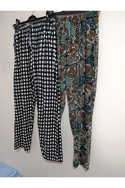 anne moda ankara 2-Pack, Winter, Thin, Comfortable and Loose Fit, 2-Pocket Suede Pants