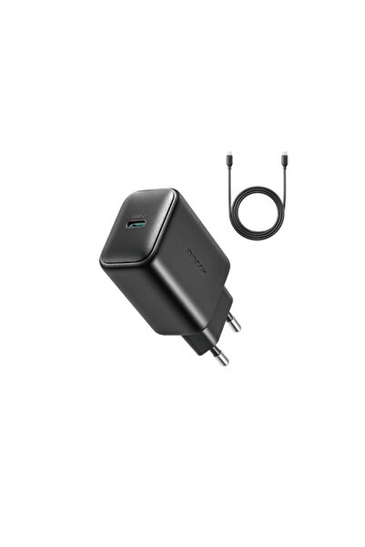 Joyroom Incarcator Retea Cu Cablu USB-C JR-TCF23, 25W, 3A, 1 x USB-C, Negru