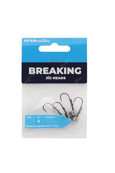 Hanfish Breaking Jighead BJG-4 No:4 - 4 Adet 1.5gr