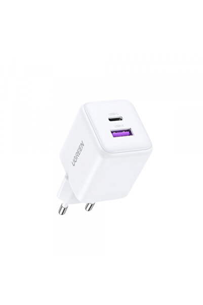 Ugreen X516 Network Charger, 30W, 3A, 1 x USB-A - 1 x USB-C, White