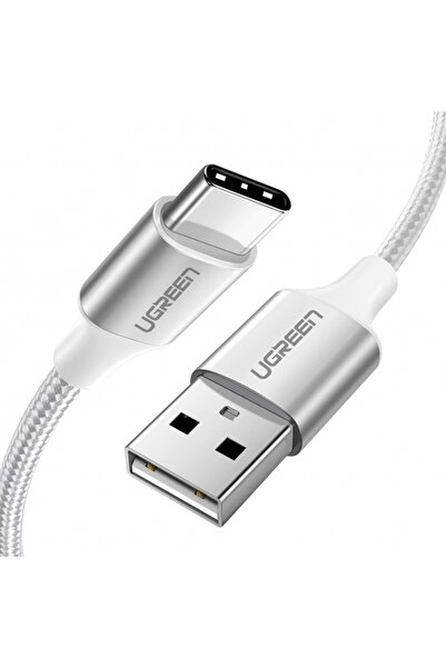 Ugreen Cablu Date si Incarcare USB-A - USB-C US288, 18W, 2m, Alb