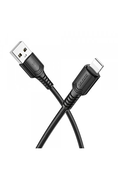 Borofone Cablu Date si Incarcare USB-A - Lightning BX116 Certain, 18W, 1m, Negru