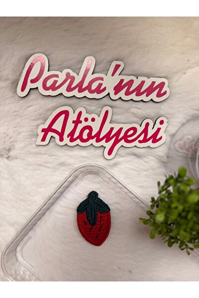 SOFT Дівчача застібка-кнопка з плетеним візерунком у вигляді полуниці