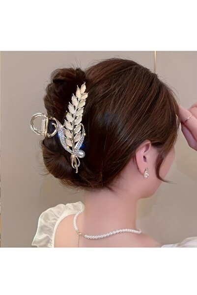 ella'nın çarşısı Model Başak, zirconiu, piatră, perle, metal, 12 cm, cataramă...