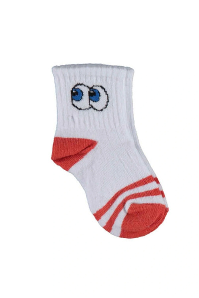 Bibaby Organic Socks Socket Short Eyes Tile