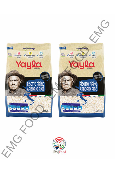 Yayla Gurme RİSOTTO PİRİNÇ 500Gr X 2 Adet