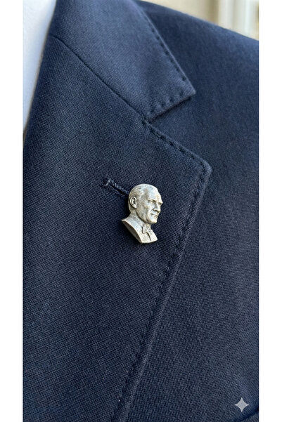 Kuyumcudan Atatürk Yaka Rozeti - Atatürk Büstü model