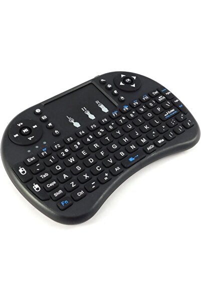 Generic لوحة مفاتيح بلوتوث لاسلكية صغيرة بتردد 2.4 جيجا هرتز مع لوحة لمس