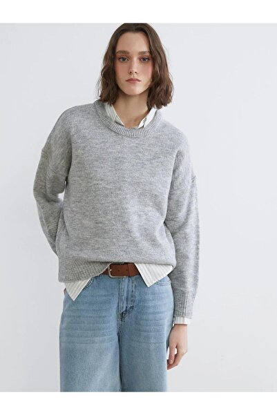 LC Waikiki Pulover tricot pentru femei cu gât rotund (W5)