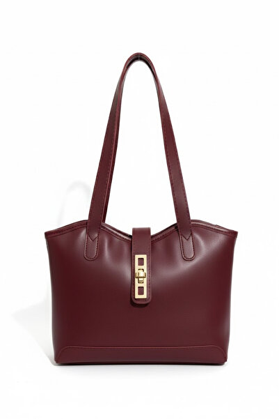 Gebiç حقيبة نسائية بتفاصيل إبزيم ذهبي للكتف واليد