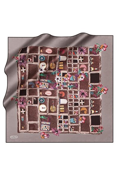 Cacharel İpek Eşarp Twill - 8942313-931 Vizon