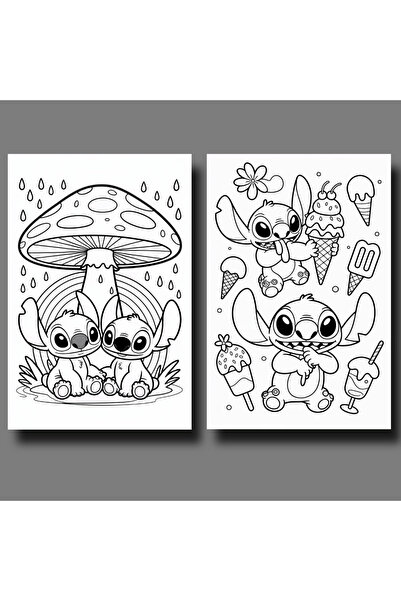 Disney Carte de colorat, 100 de ilustratii Lilo si Stitch, A4