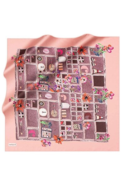 Cacharel Шовковий шарф Твіл - 8942313-991 Пудра