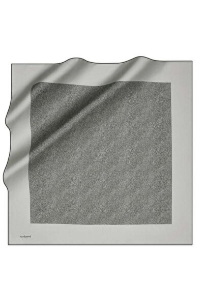 Cacharel Шовковий шарф Twill - 8734313-971 Світло-сірий