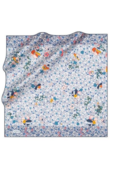 Cacharel Μεταξωτό Φουλάρι Τουίλ - 8860313-921 Μπλε