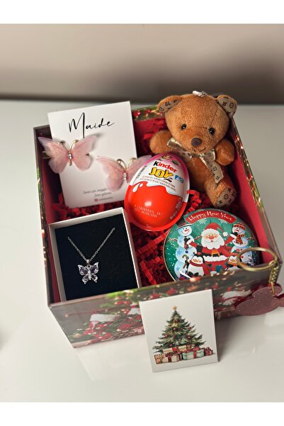 Maide Jewelry Yeni Yıl Hediye Kutusu Kokulu Mum Hediyelik Yılbaşı
