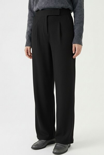 BENAHOLL Kadın Cırt Bantlı Fitilli Kadife Pantolon-MT3555