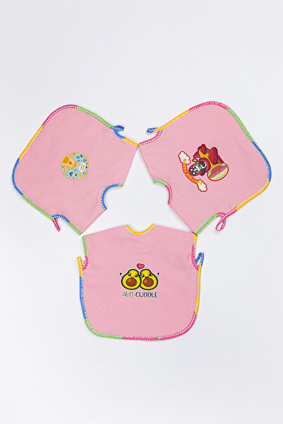Lui Baby 12'li PaketBebek Mama Önlüğü Muşambalı Su Geçirmez 29*35 Cm Kokulu Koldan İpli