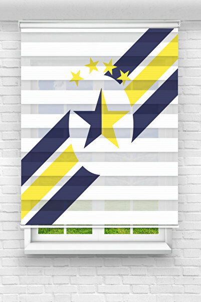 Perdecizade (ENXBOY)LAJİVERT TARAFTAR DİJİTAL BASKILI ZEBRA PERDE-COCUK ODASI...