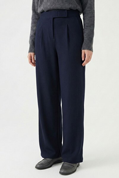 BENAHOLL Kadın Cırt Bantlı Fitilli Kadife Pantolon-MT3555