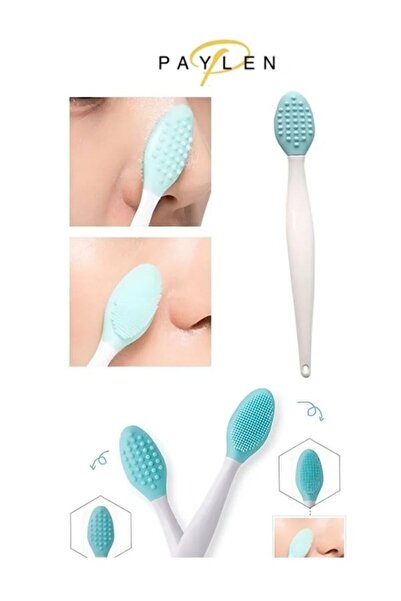 PAYLEN 4'Lü Bakım Seti - Yüz Yıkama Fırçası-Peeling Fırçası-Maske Fırçası-3lü Kaş Usturası