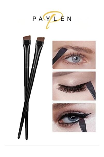 PAYLEN 4Ü1 Arada Fırça Seti - Kaşık Fırça - Far Fırçası-Eyeliner Fırçası-Kirpik Ayırıcı