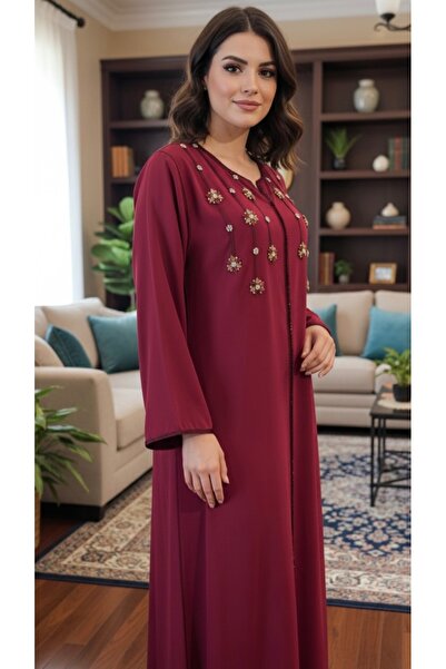 BK jalabiya Jalabiya studded with colorful crystals